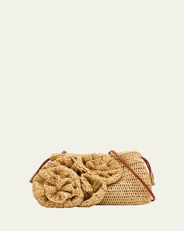 Lali Floral Crochet Pouch Clutch Bag